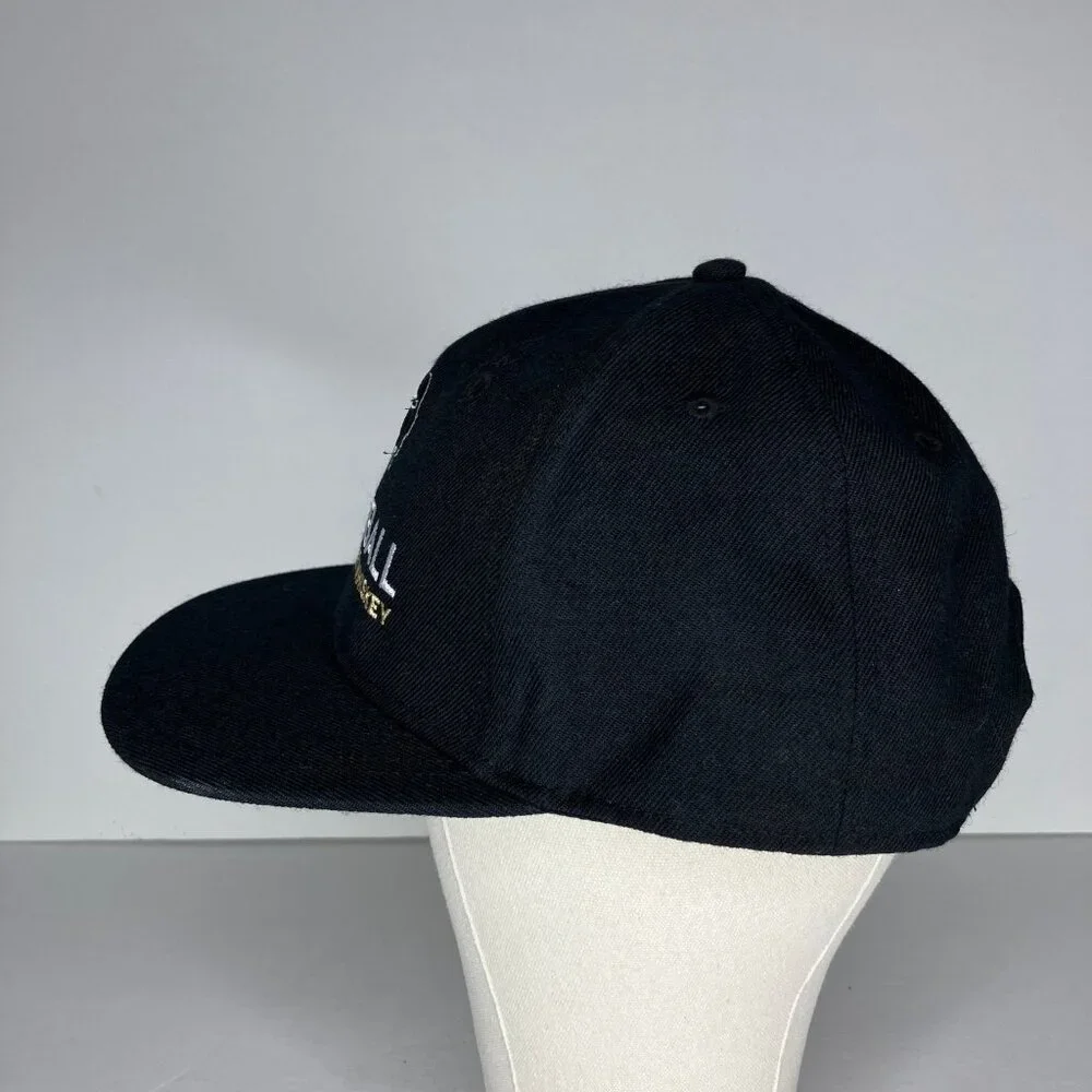 Skrewball Hat Adjustable Men's Black Peanut Butter Whiskey Logo